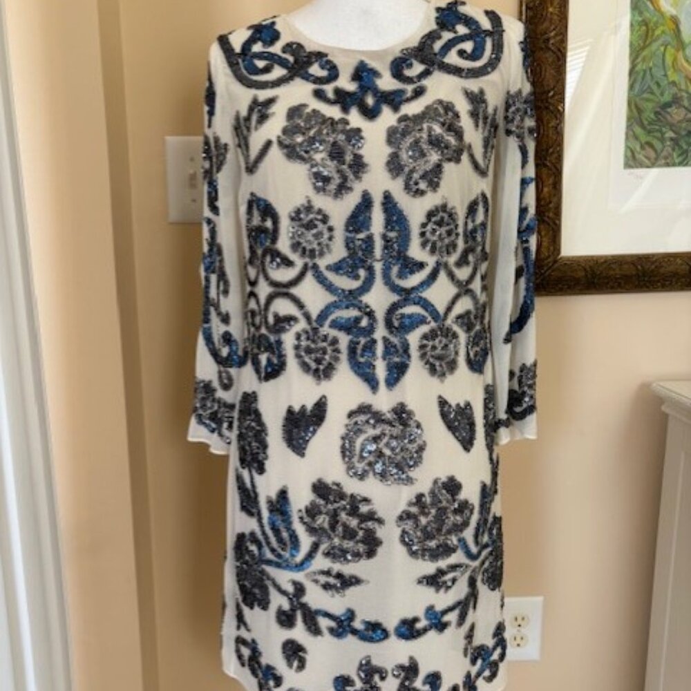 NEEDLE & THREAD SEQUIN DRESS